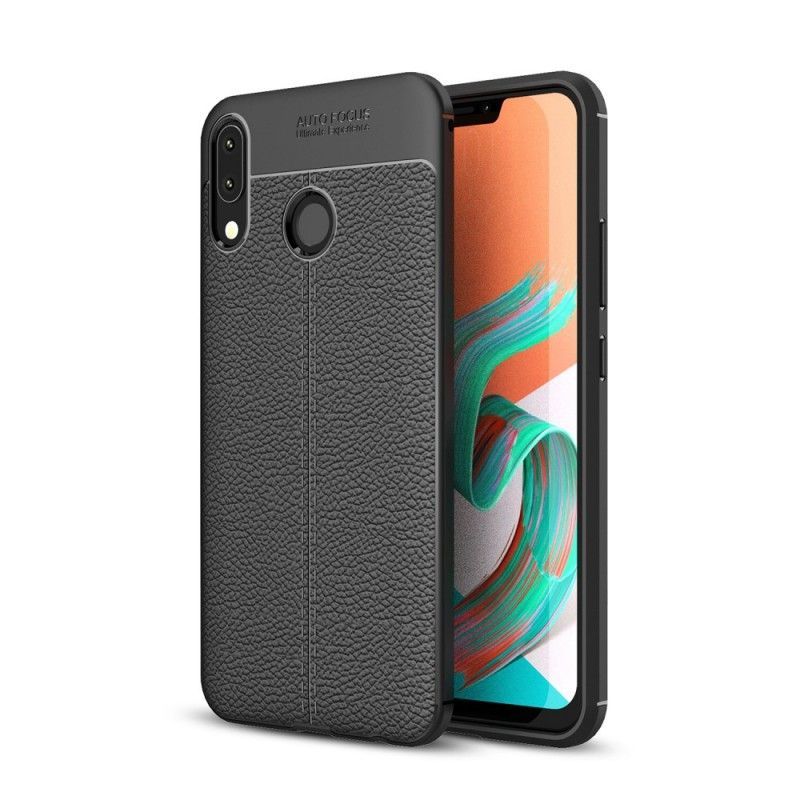 Kryt Asus Zenfone 5 / 5z Litchi S Dvojitým Koženým Efektem
