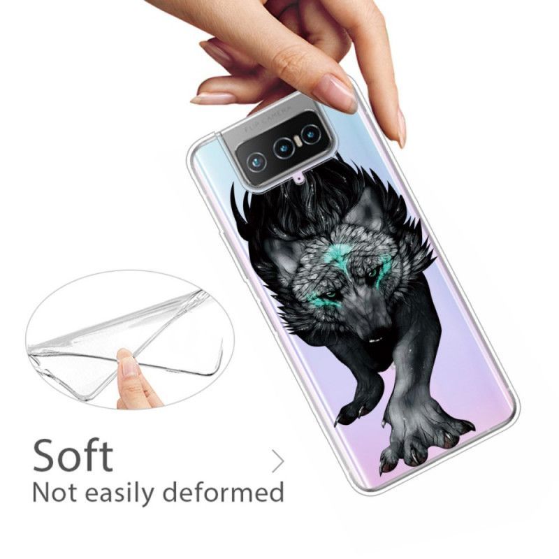Kryt Asus Zenfone 7 / 7 Pro Grafický Vlk