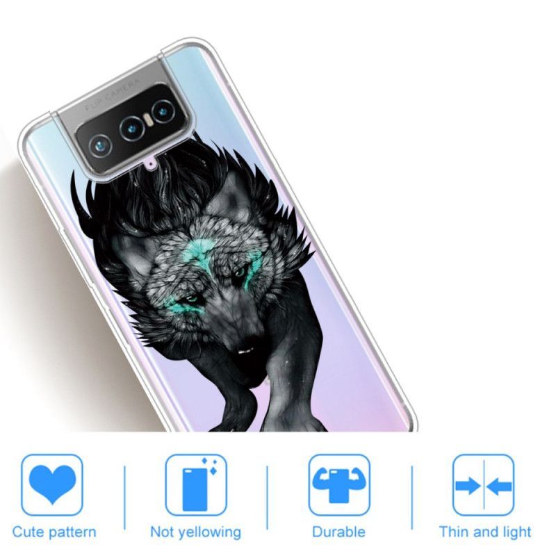 Kryt Asus Zenfone 7 / 7 Pro Grafický Vlk