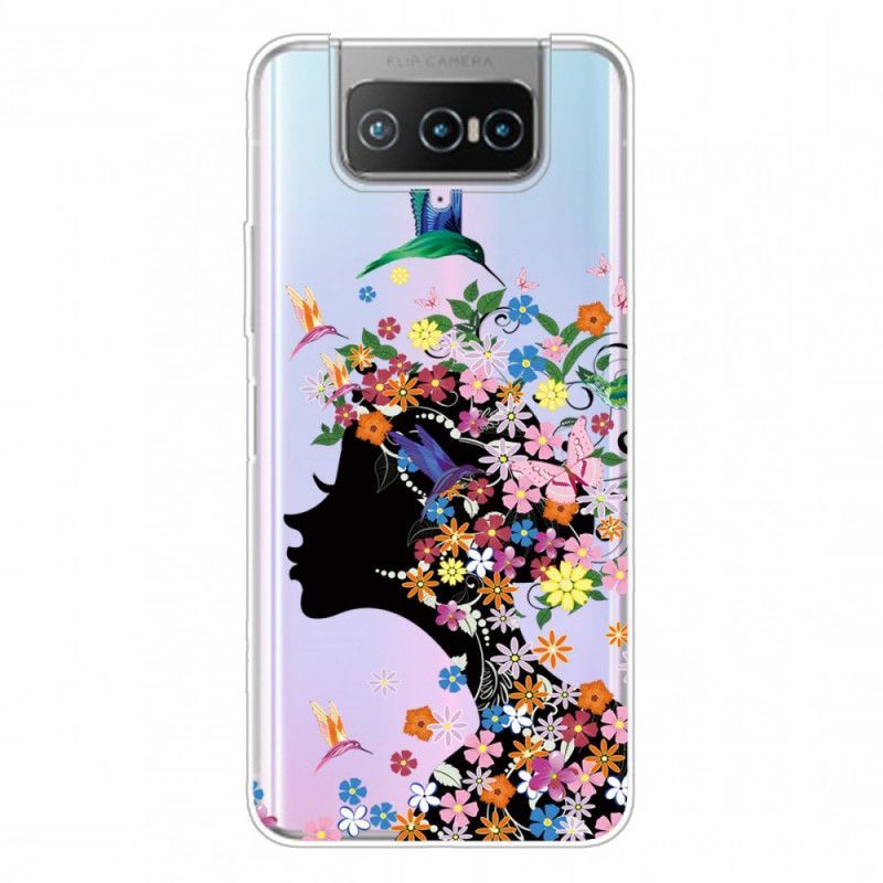 Kryt Asus Zenfone 7 / 7 Pro Pěkná Květinová Hlava