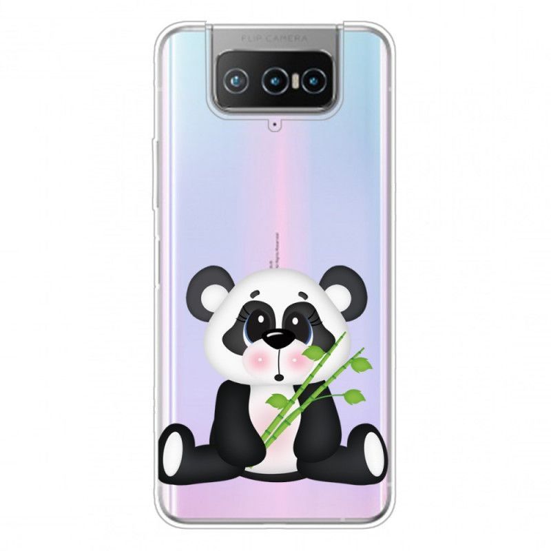 Kryt Asus Zenfone 7 / 7 Pro Průhledná Smutná Panda