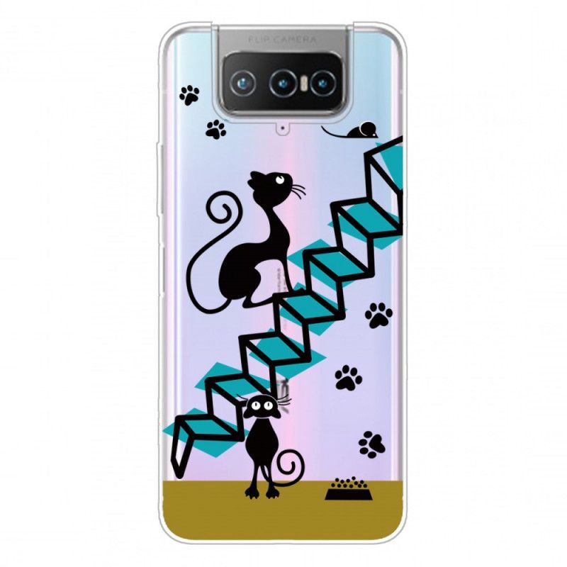 Kryt Asus Zenfone 7 / 7 Pro Vtipné Kočky