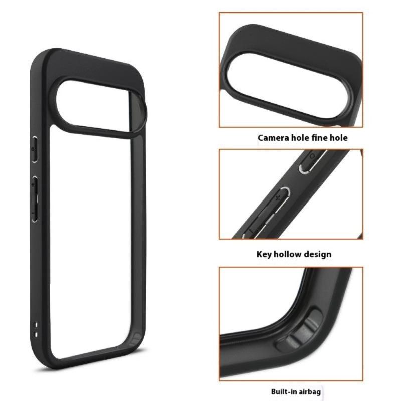 Kryt Google Pixel 10 / 10 Pro Kryty Na Mobil Průhledný Design Se Silikonovým Okrajem