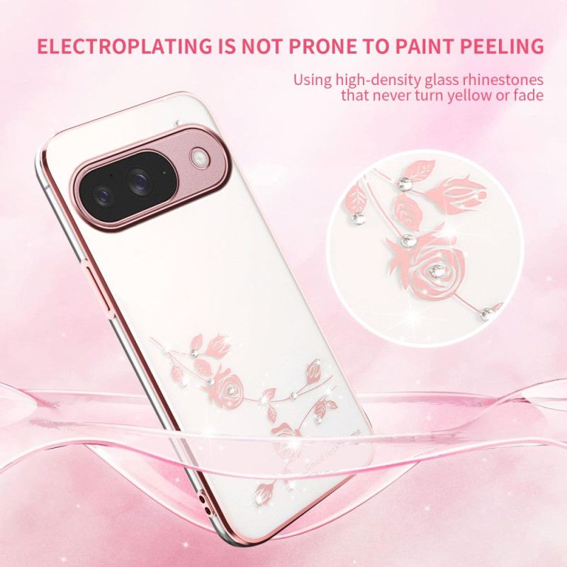 Kryt Google Pixel 10 / 10 Pro Květiny Kadem