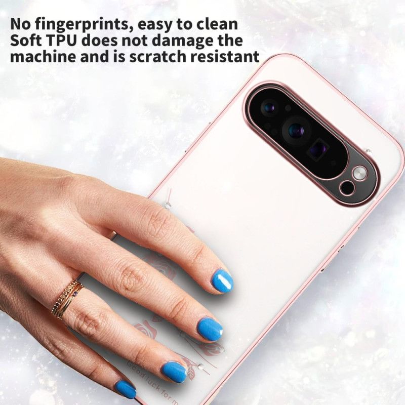 Kryt Google Pixel 10 Pro Xl Kryty Na Mobil Květinová Dekorace A Kamínky