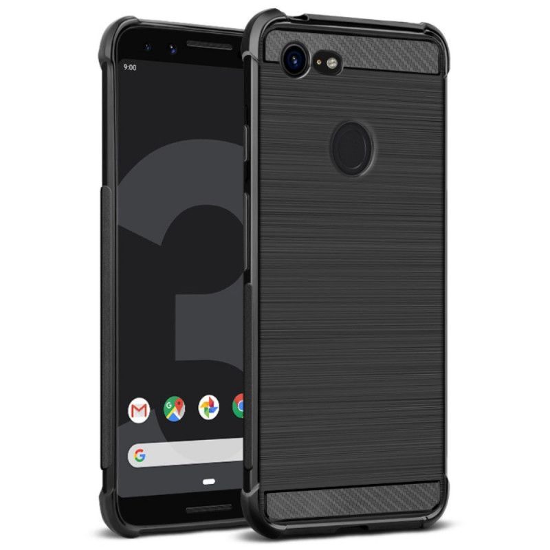 Kryt Google Pixel 3 Imak Kartáčované Uhlíkové Vlákno