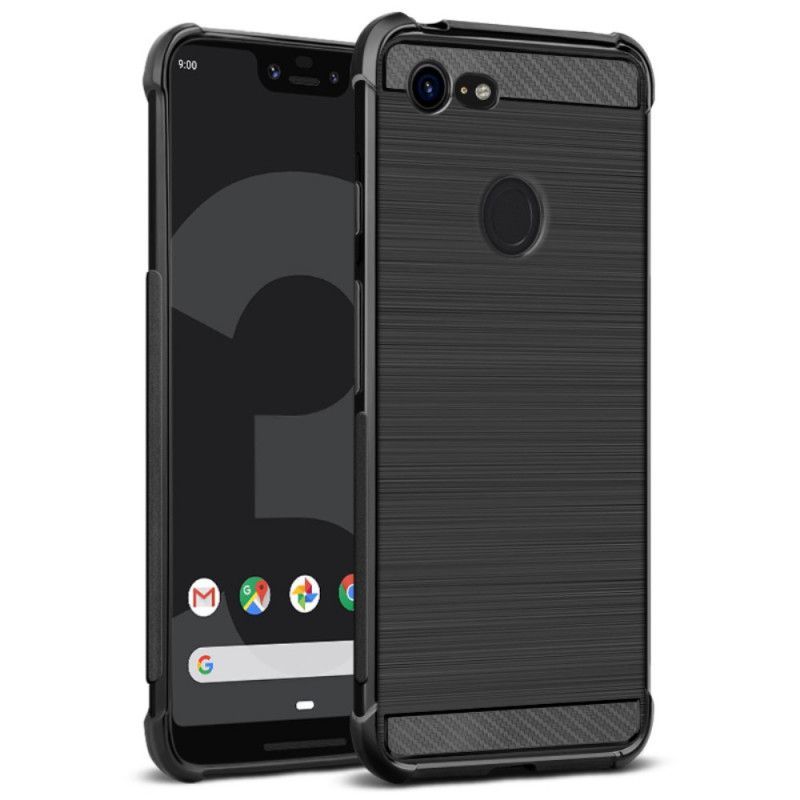 Kryt Google Pixel 3 Xl Imak Kartáčované Uhlíkové Vlákno