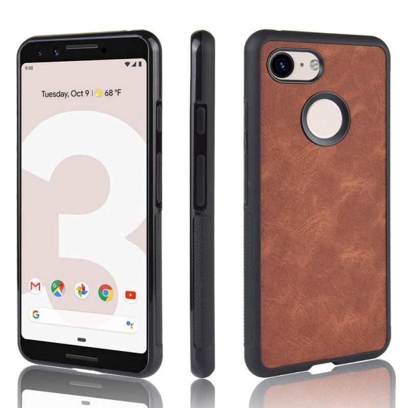 Kryt Google Pixel 3 Xl Luxusní Kožený Styl