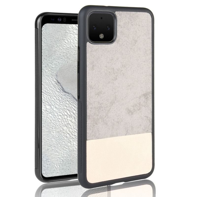 Kryt Google Pixel 4 Dvoubarevná Imitace Kůže