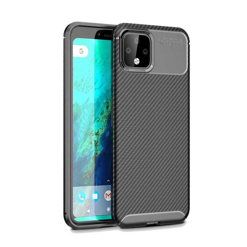 Kryt Google Pixel 4 Flexibilní Textura Uhlíkových Vláken