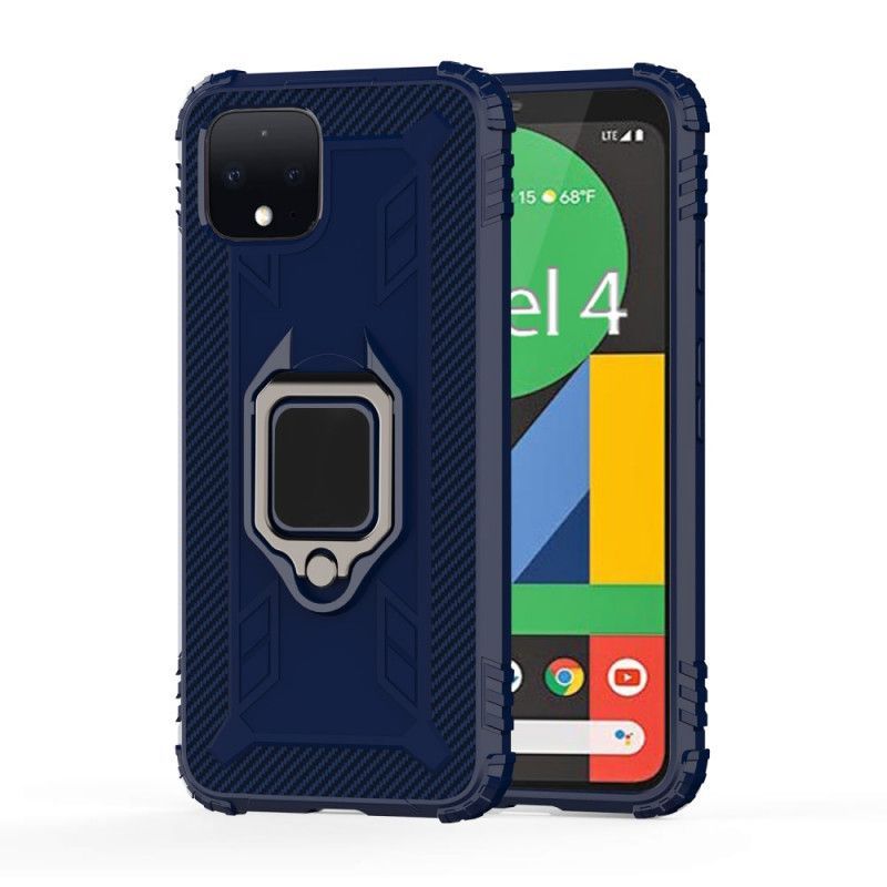 Kryt Google Pixel 4 Prsten A Uhlíkové Vlákno