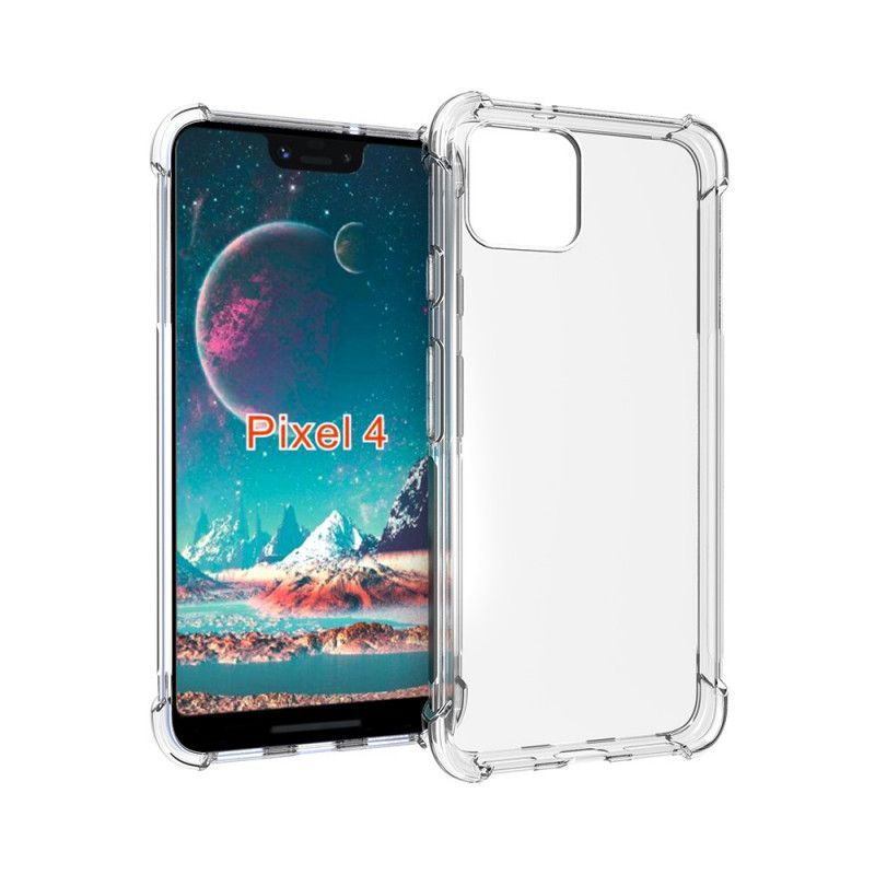 Kryt Google Pixel 4 Průhledné Zesílené Rohy