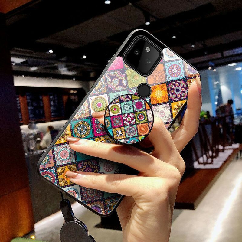 Kryt Google Pixel 5a 5g Patchwork Magnetický Držák