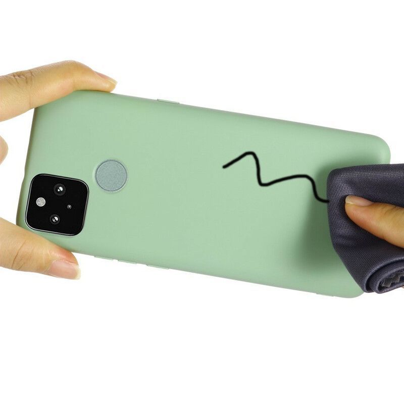 Kryt Google Pixel 5a 5g Tekutý Silikon Se Šňůrkou