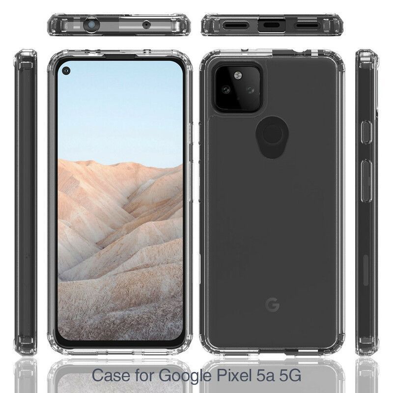 Kryt Google Pixel 5a 5g Transparentní Křišťálově Čisté