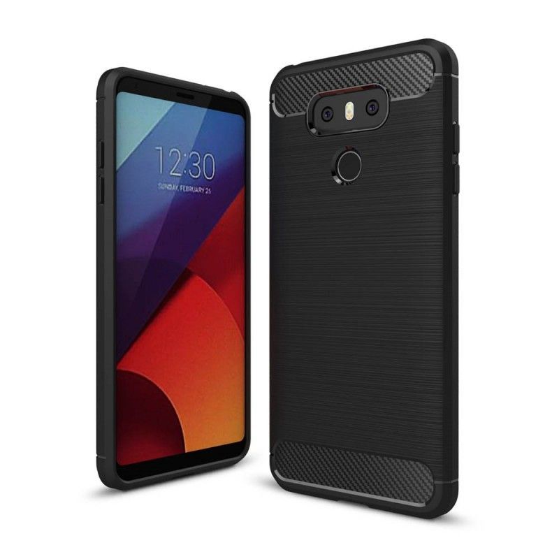 Kryt Lg G6 Kartáčované Uhlíkové Vlákno
