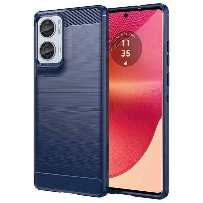 Kryt Motorola Edge 50 Fusion Kartáčované Uhlíkové Vlákno