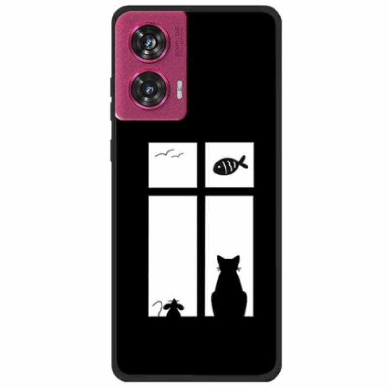 Kryt Motorola Edge 50 Fusion Kočka A Myš