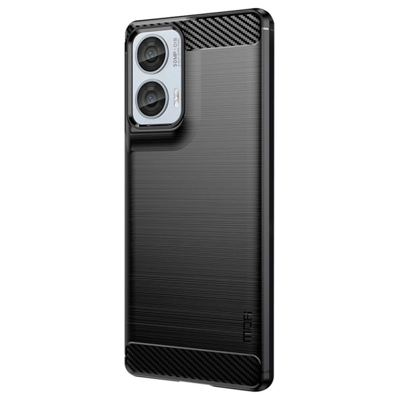 Kryt Motorola Edge 50 Fusion Kryty Na Mobil Mofi Kartáčované Uhlíkové Vlákno