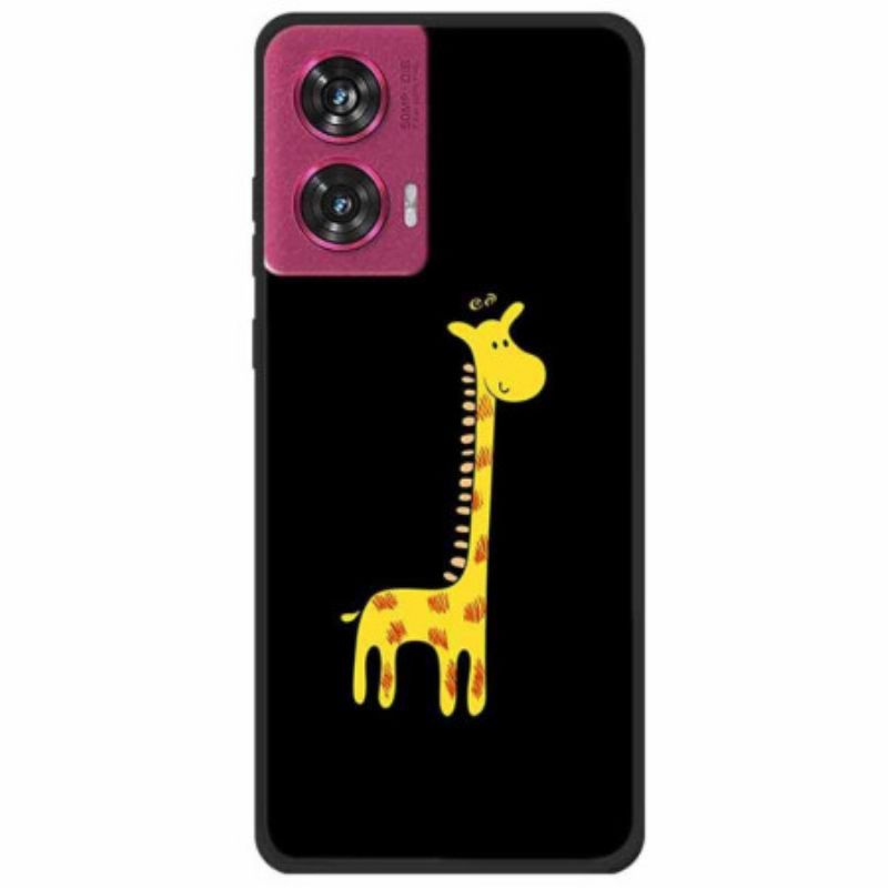 Kryt Motorola Edge 50 Fusion Kryty Na Mobil Vzor Žirafy