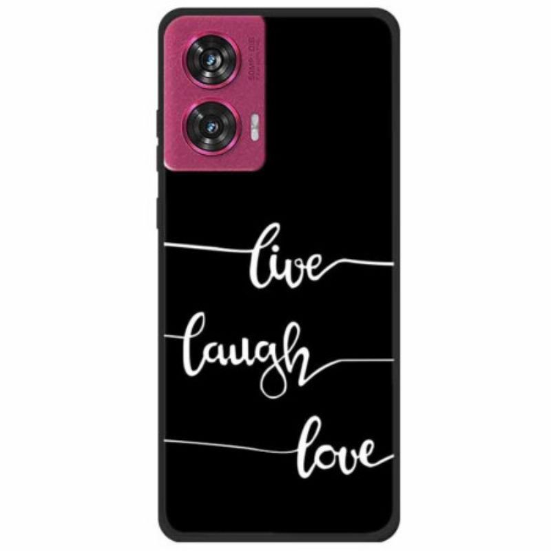 Kryt Motorola Edge 50 Fusion Live Laugh Love