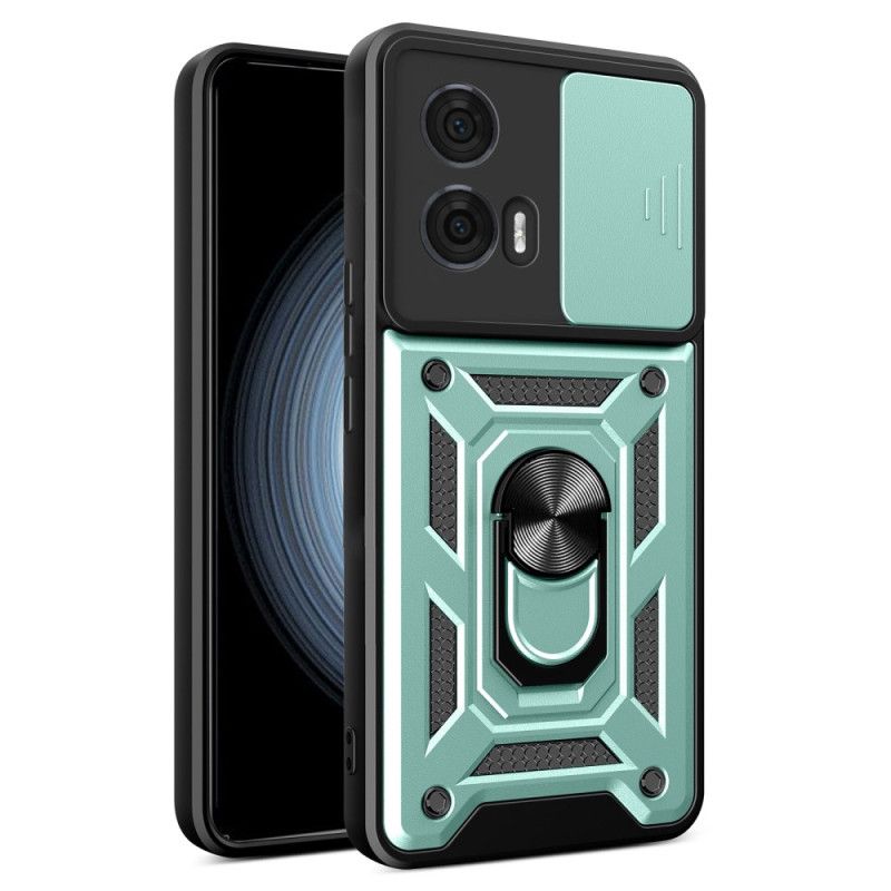 Kryt Motorola Edge 50 Fusion Podpora Prstencového A Posuvného Chrániče Fotoaparátu