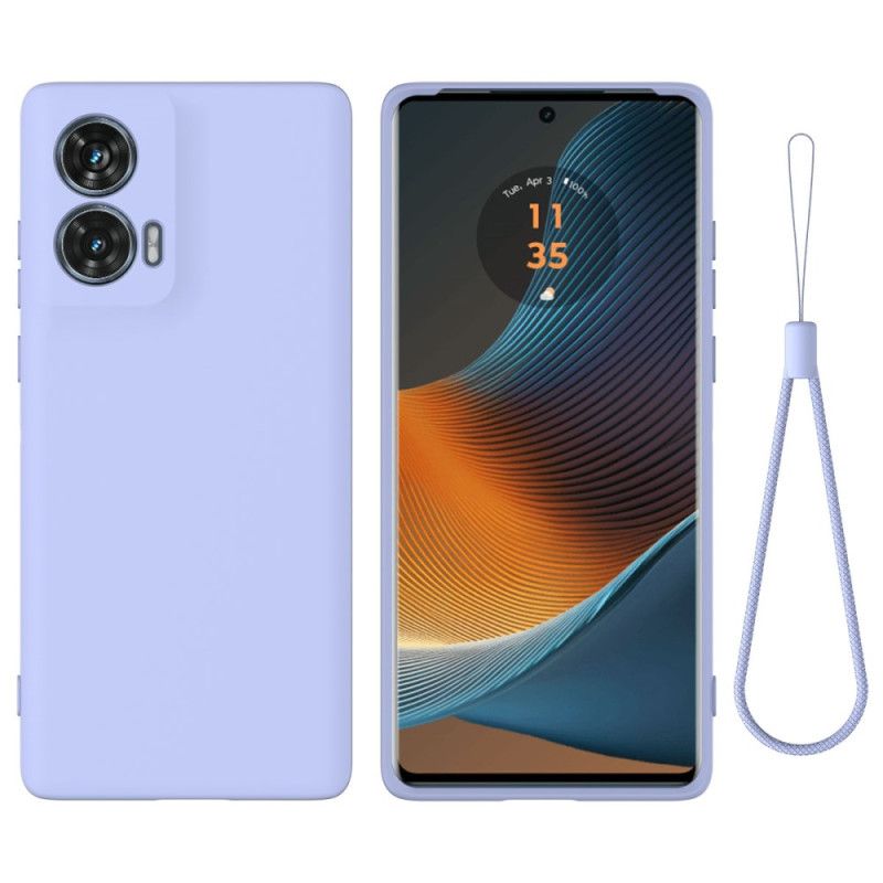 Kryt Motorola Edge 50 Fusion Řemínek Z Tekutého Silikonu