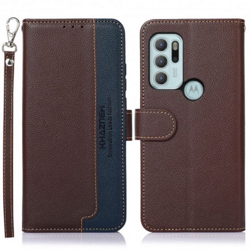 Kryt Motorola G60s Ve Stylu Liči Rfid Khazneh