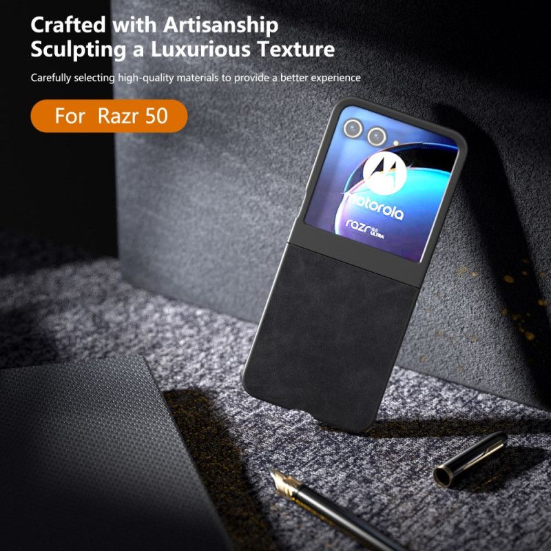 Kryt Motorola Razr 50 Efekt Kůže Abeel