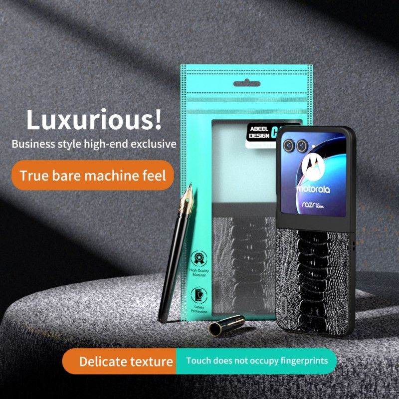Kryt Motorola Razr 50 Krokodýlí Textura Abeel