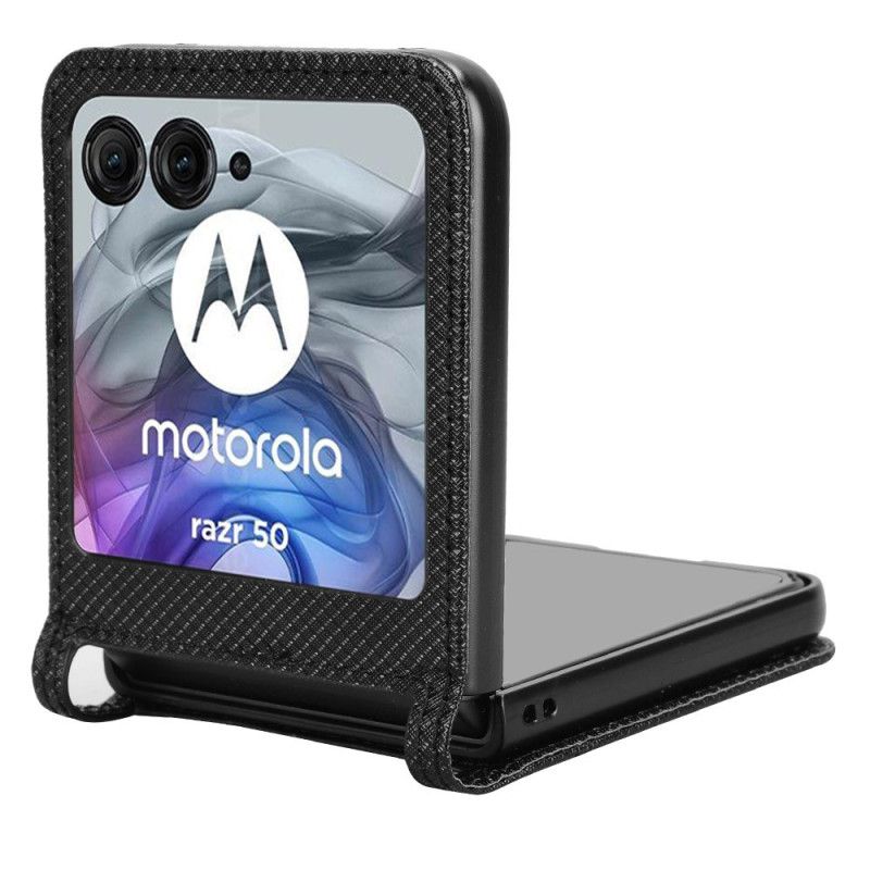 Kryt Motorola Razr 50 Kryty Na Mobil Držák Karet S Bi-texturou
