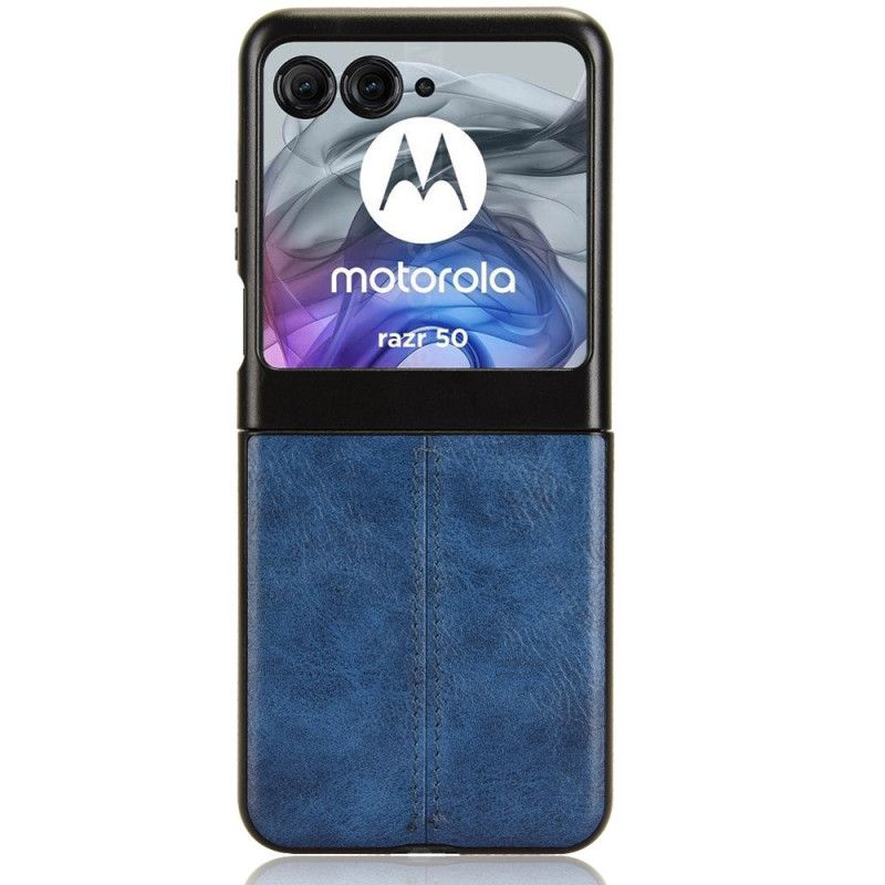 Kryt Motorola Razr 50 Kryty Na Mobil Prošívání Imitací Kůže