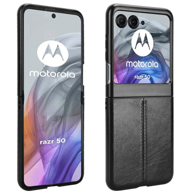 Kryt Motorola Razr 50 Kryty Na Mobil Prošívání Imitací Kůže