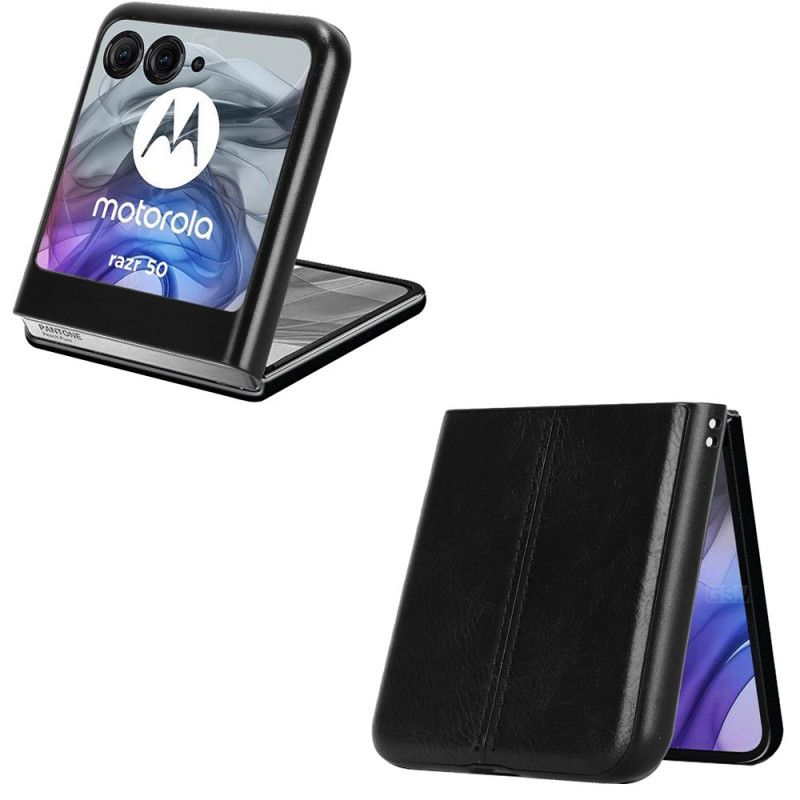 Kryt Motorola Razr 50 Kryty Na Mobil Prošívání Imitací Kůže