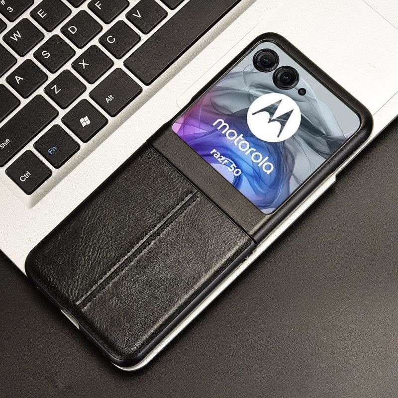 Kryt Motorola Razr 50 Kryty Na Mobil Prošívání Imitací Kůže