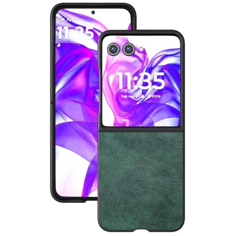 Kryt Motorola Razr 50 Ultra Litchi Abeel Z Umělé Kůže