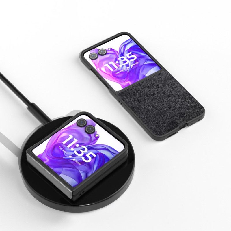 Kryt Motorola Razr 50 Ultra Litchi Abeel Z Umělé Kůže