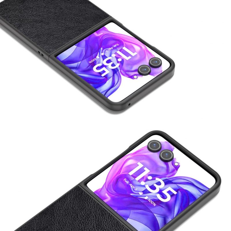 Kryt Motorola Razr 50 Ultra Litchi Abeel Z Umělé Kůže