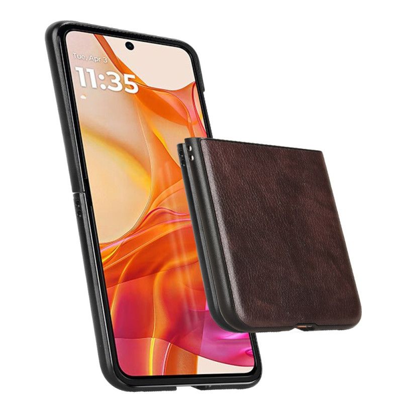 Kryt Motorola Razr 50 Ultra Styl Kůže