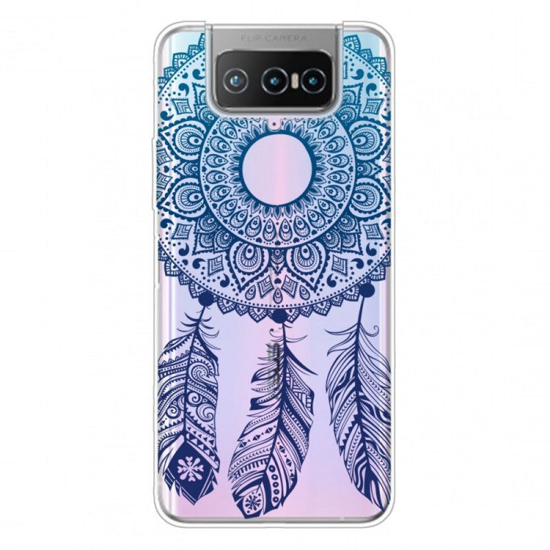 Kryt Na Asus Zenfone 7 / 7 Pro Jednoduchá Květinová Mandala