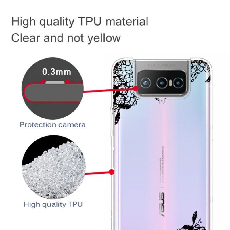 Kryt Na Asus Zenfone 7 / 7 Pro Jemná Krajka