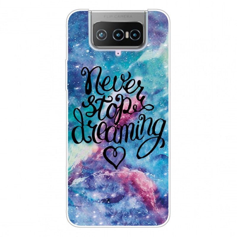 Kryt Na Asus Zenfone 7 / 7 Pro Nikdy Nepřestávej Snít