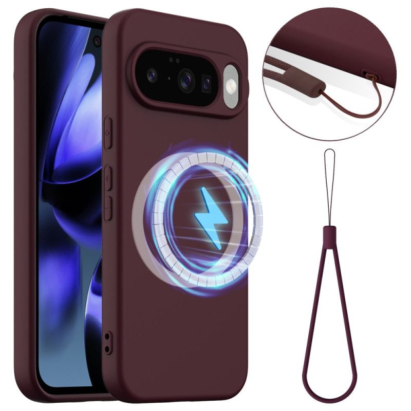 Kryt Na Google Pixel 10 / 10 Pro Silikonové Šňůrkou Na Krk Kompatibilní S Magsafe