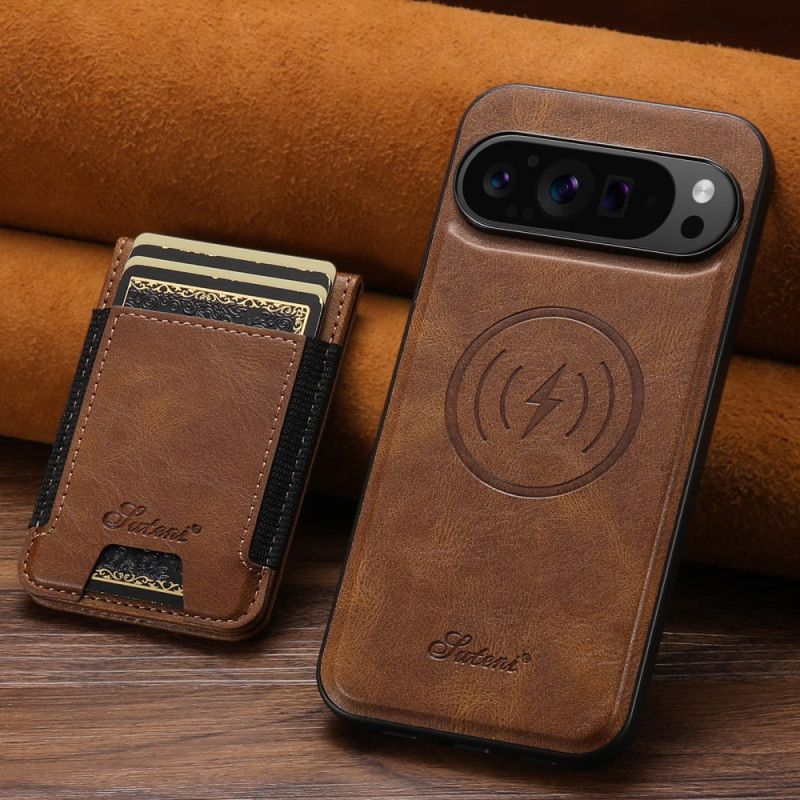 Kryt Na Google Pixel 10 Pro Xl Držák Na Karty A Stojan Kompatibilní S Magsafe Suteni