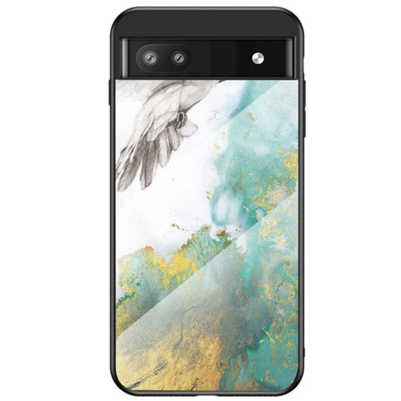 Kryt Na Google Pixel 6A Mramorové Tvrzené Sklo