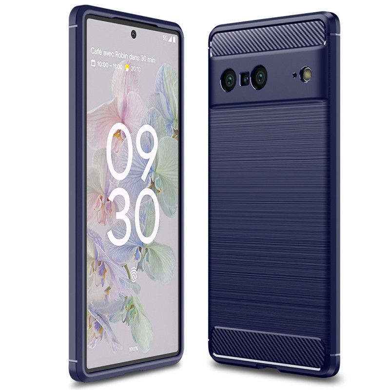 Kryt Na Google Pixel 7 Kartáčované Uhlíkové Vlákno