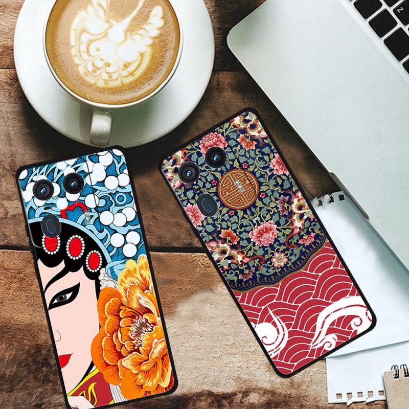 Kryt Na Motorola Edge 50 Ultra Starověká Věž A Ryby