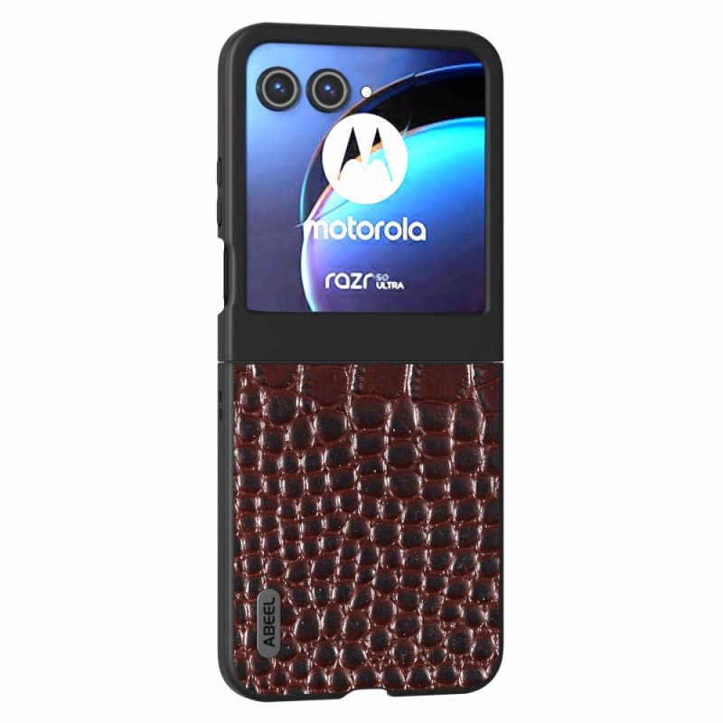 Kryt Na Motorola Razr 50 Krokodýlí Kůže Abeel