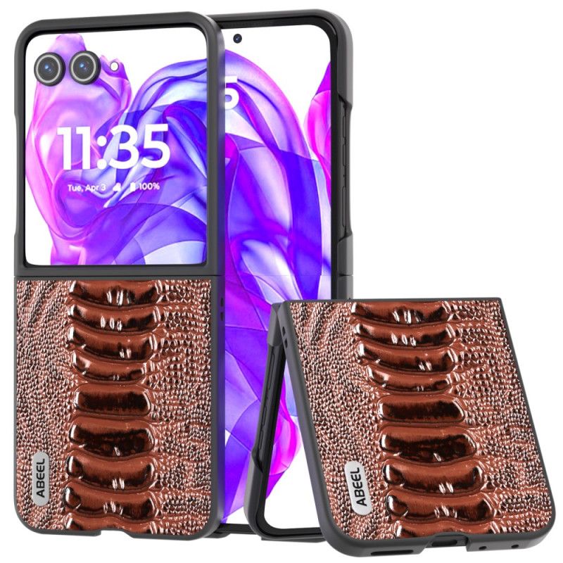 Kryt Na Motorola Razr 50 Ultra Krokodýlí Textura Kůže