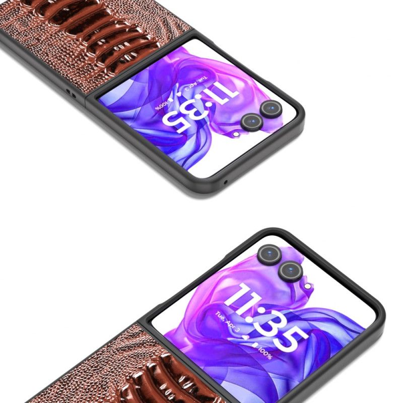 Kryt Na Motorola Razr 50 Ultra Krokodýlí Textura Kůže